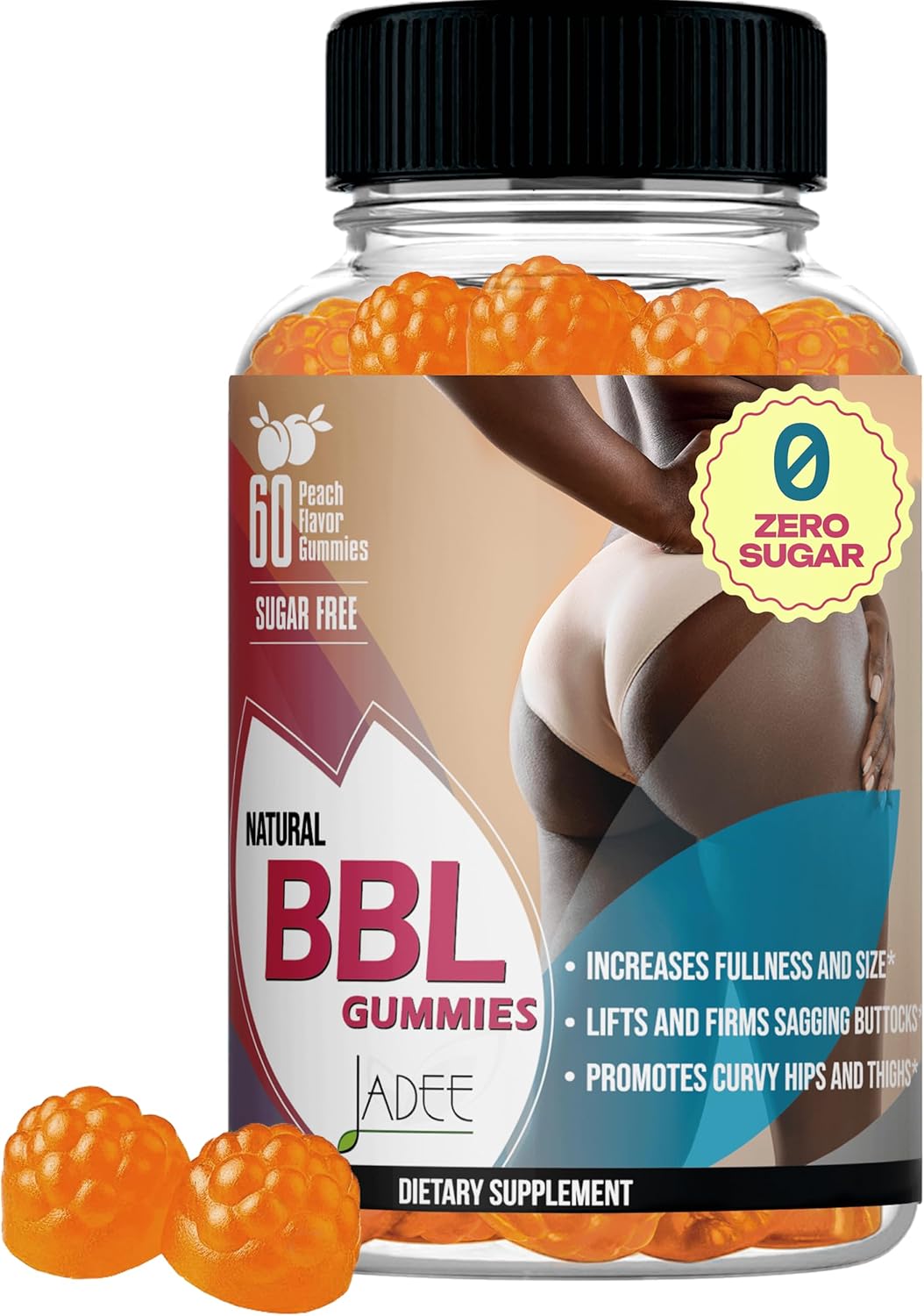 BBL Gummies Booty &amp; HIPS Weight Gainer for Women