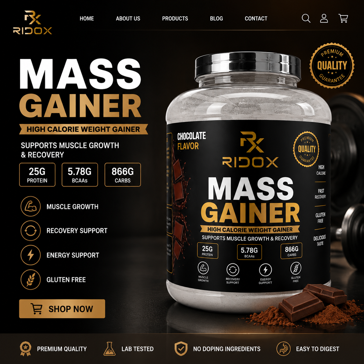 Mass Gainer Ridox