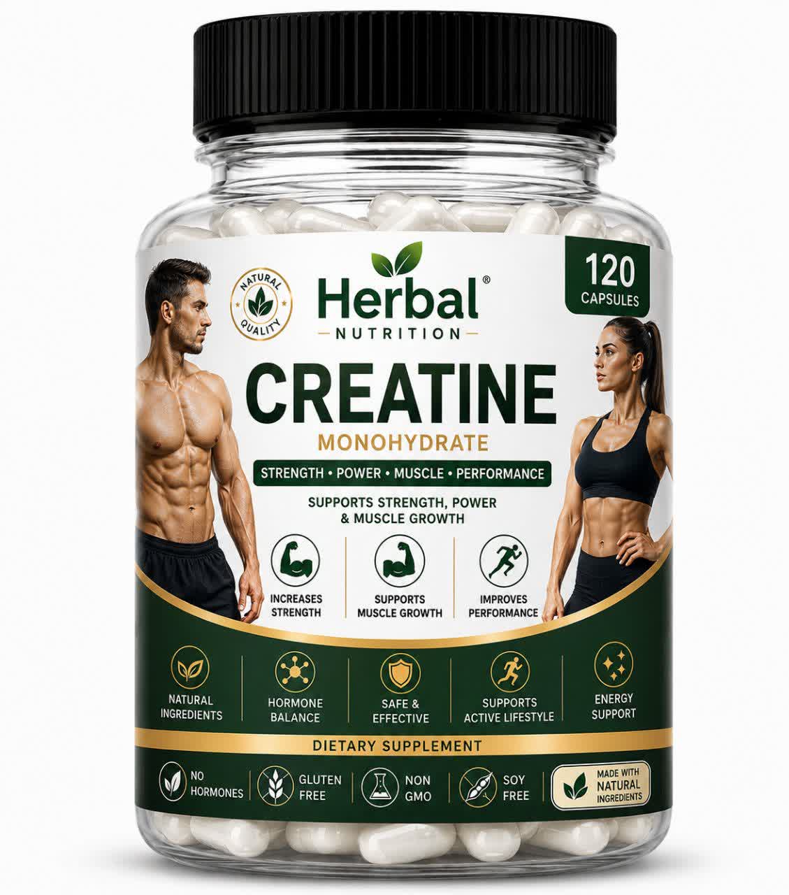 Creatine Herbal Capsules