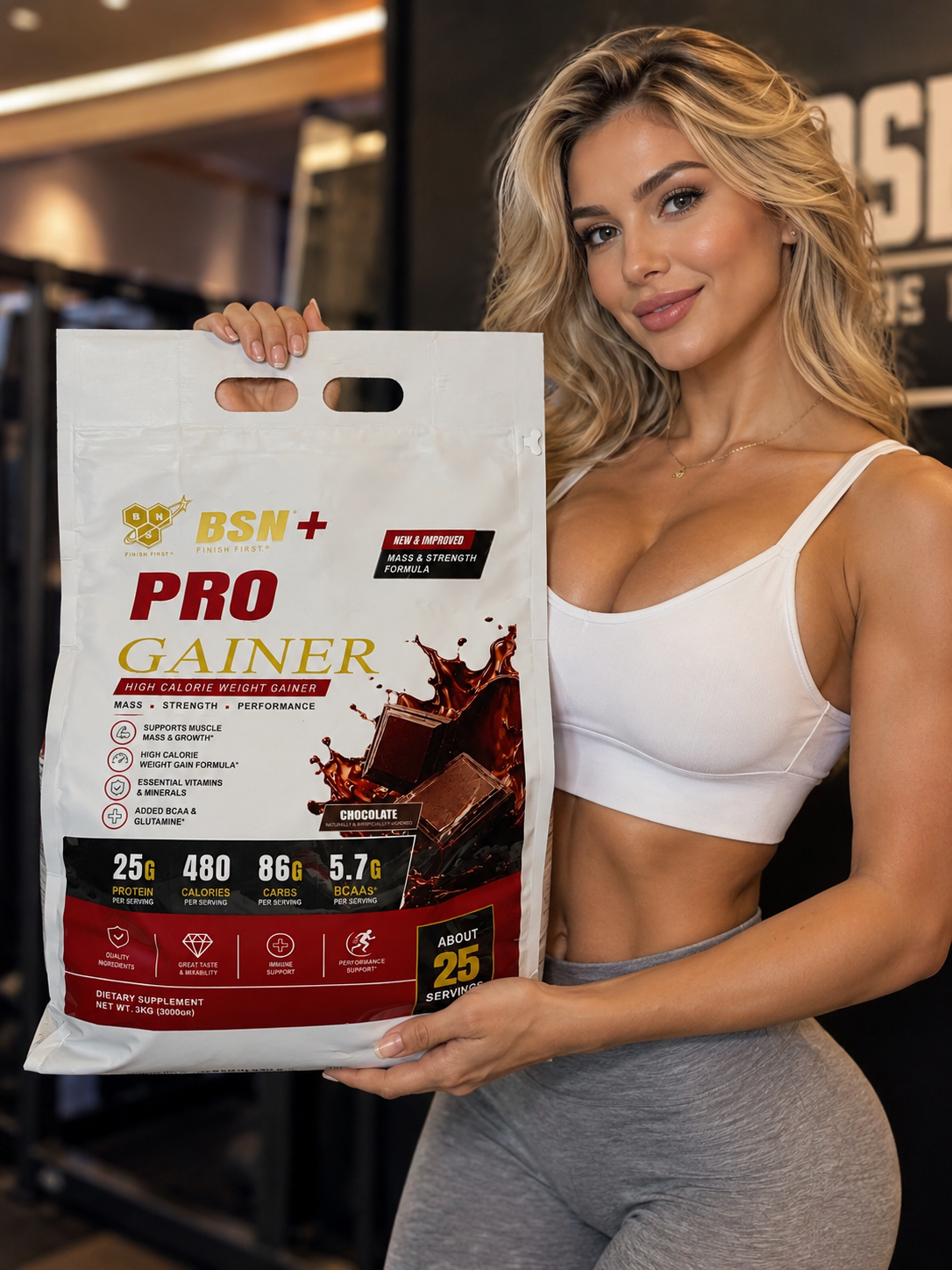 Mass Gainer Protein Powder, Gourmet Vanilla